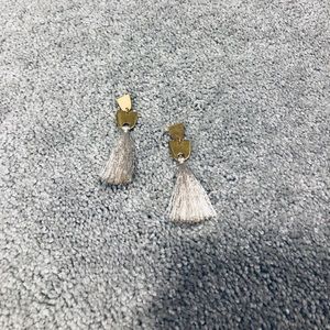 Metallic Tassel Earrings